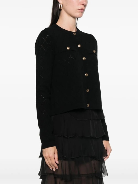 ZIMMERMANN Illustration Pointelle cardigan - Black - zdjęcie produktu nr 2