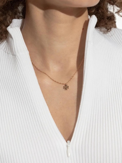 Tory Burch Double T-pendant necklace - Gold - zdjęcie produktu nr 2