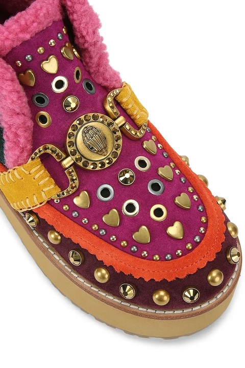 Kurt Geiger London śniegowce zamszowe Mansion Cosy Boot kolor multicolor 4993969029 - zdjęcie produktu nr 2