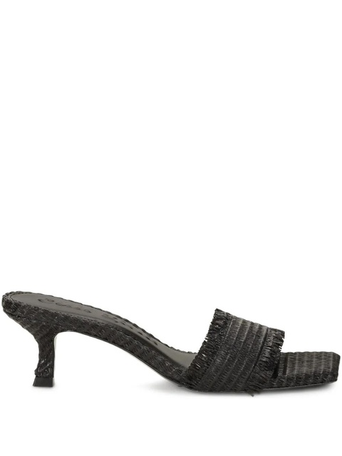 Cult Gaia Ada Frayed sandals - Black - zdjęcie produktu nr 1