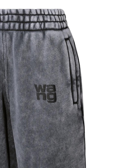 Alexander Wang logo-embroidered track pants - Grey - zdjęcie produktu nr 2