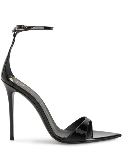 Giuseppe Zanotti Intriigo Strap 105mm sandals - Black - zdjęcie produktu nr 1