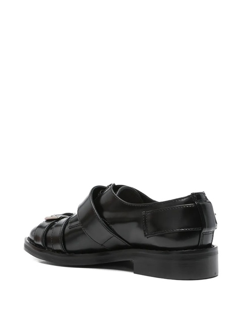 Simone Rocha multi-buckle derby shoes - Black - zdjęcie produktu nr 2