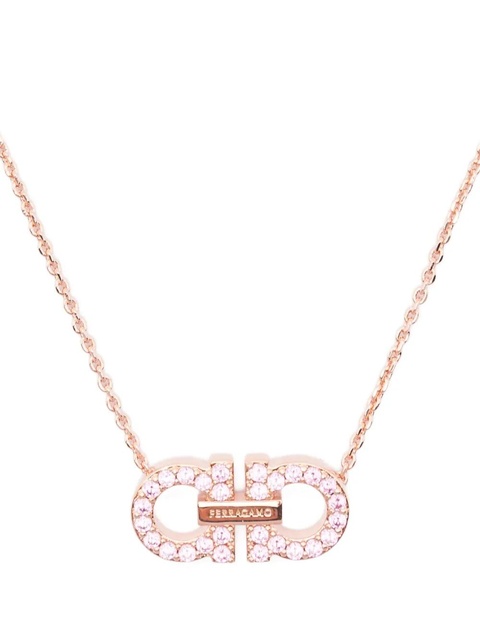 Ferragamo Gancini pendant necklace - Pink - zdjęcie produktu nr 2