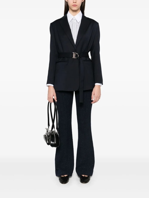 Maje tweed trousers - Blue - zdjęcie produktu nr 1