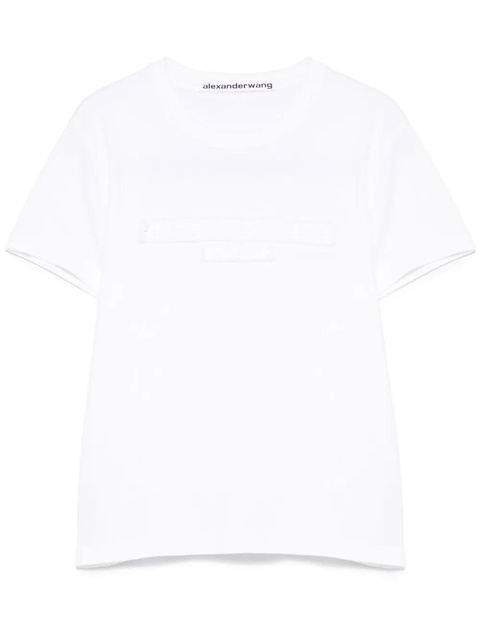 Alexander Wang logo-embossed T-shirt - White - zdjęcie produktu nr 1