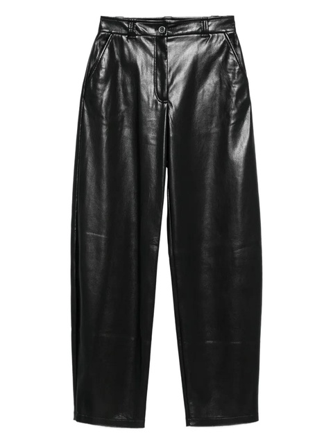 PINKO leather-effect trousers - Black - zdjęcie produktu nr 1