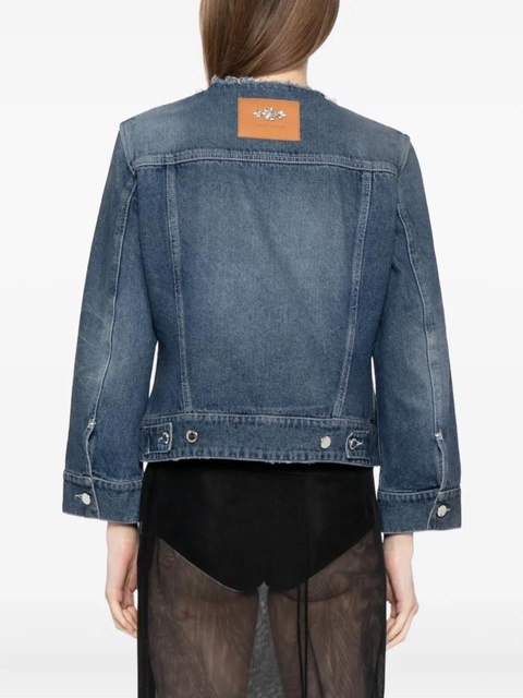 Simone Rocha Turbo denim jacket - Blue - zdjęcie produktu nr 2