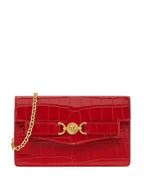 Versace Medusa Head leather clutch bag - Red - zdjęcie produktu nr 1