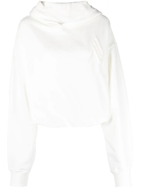 The Attico logo embossed hoodie - White - zdjęcie produktu nr 1