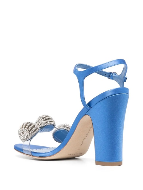 Manolo Blahnik Ostria 90mm star-embellished sandals - Blue - zdjęcie produktu nr 1