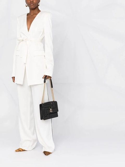 Jimmy Choo Avenue Quad quilted shoulder bag - Black - zdjęcie produktu nr 1