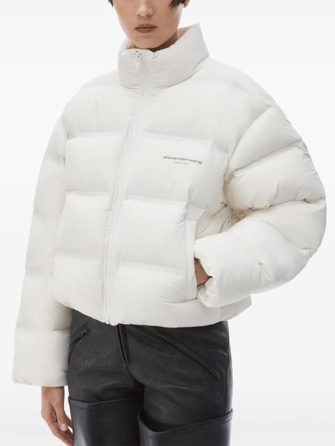 Alexander Wang cropped puffer jacket - White - zdjęcie produktu nr 2