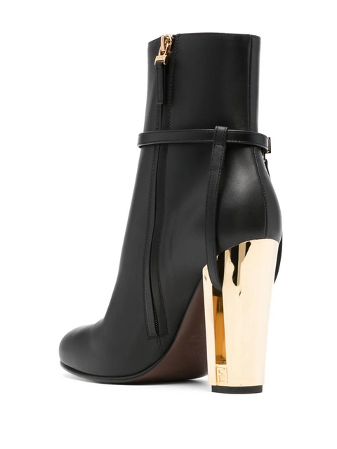 FENDI Delfina 105mm leather boots - Black - zdjęcie produktu nr 2
