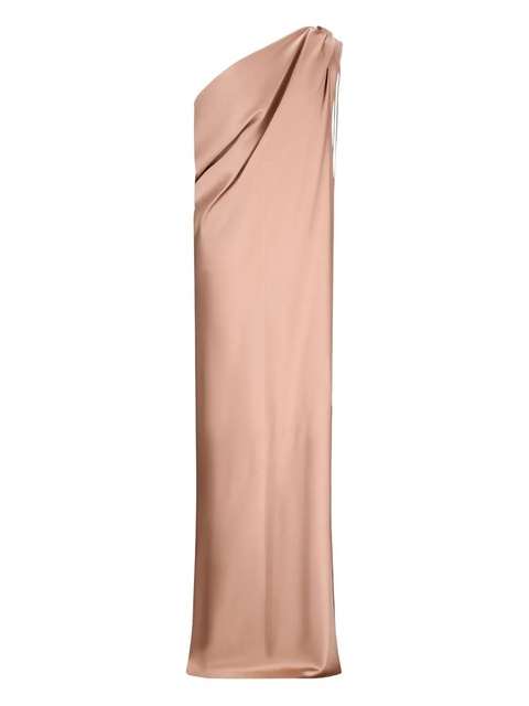 Max Mara one-shoulder drape-detail maxi dress - Neutrals - zdjęcie produktu nr 2