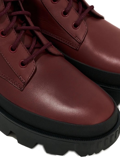 Moncler Carinne lace-up buckle boots - Red - zdjęcie produktu nr 2