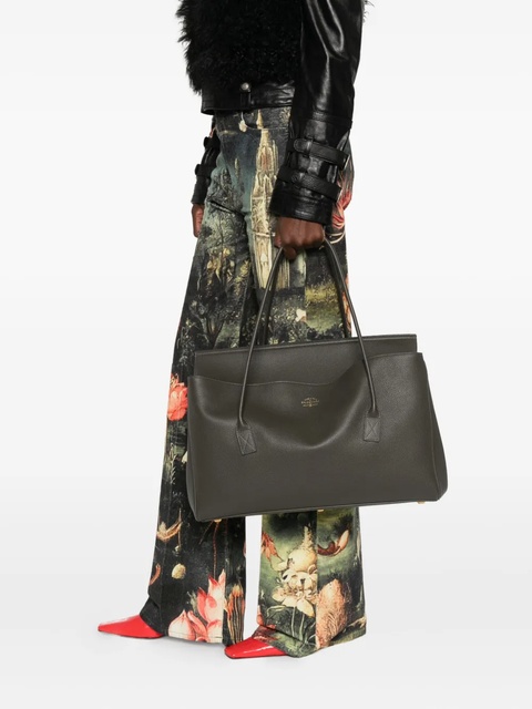 Balenciaga Carrie leather shoulder bag - Green - zdjęcie produktu nr 1