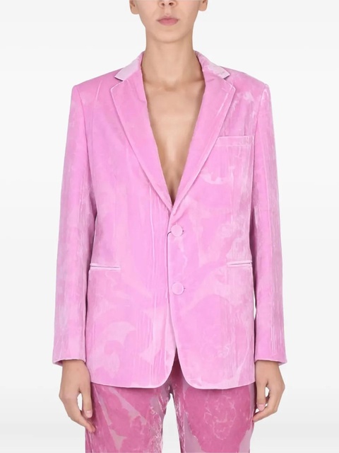 ETRO single-breasted velvet blazer - Pink - zdjęcie produktu nr 1