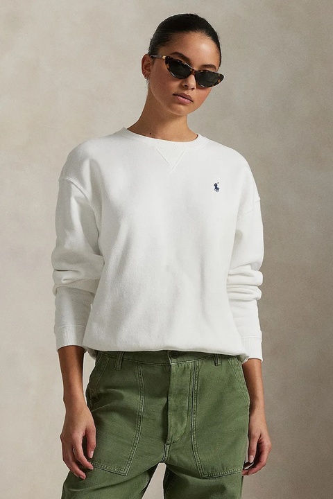 Polo Ralph Lauren bluza damska kolor biały gładka 211943006 - zdjęcie produktu nr 1
