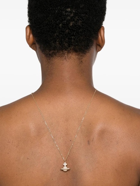 Vivienne Westwood pendant orb crystal necklace - Gold - zdjęcie produktu nr 1