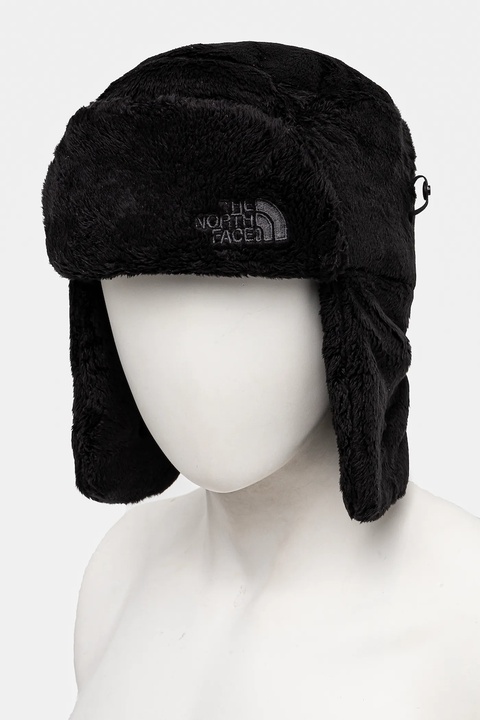 The North Face czapka Osito Trapper kolor czarny z grubej dzianiny NF0A88R2JK31 - zdjęcie produktu nr 2
