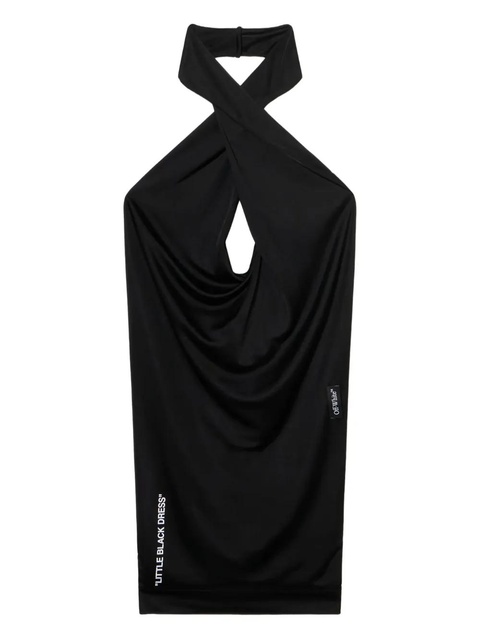 Off-White Fluid Jer backless mini dress - Black - zdjęcie produktu nr 1
