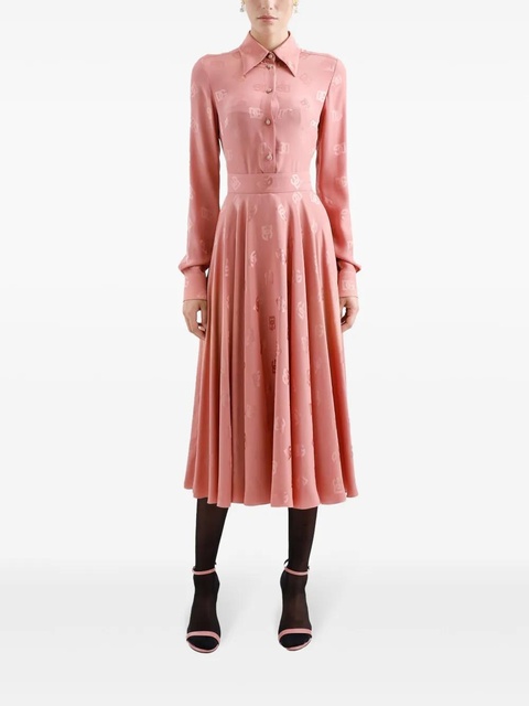 Dolce & Gabbana monogram midi skirt - Pink - zdjęcie produktu nr 1