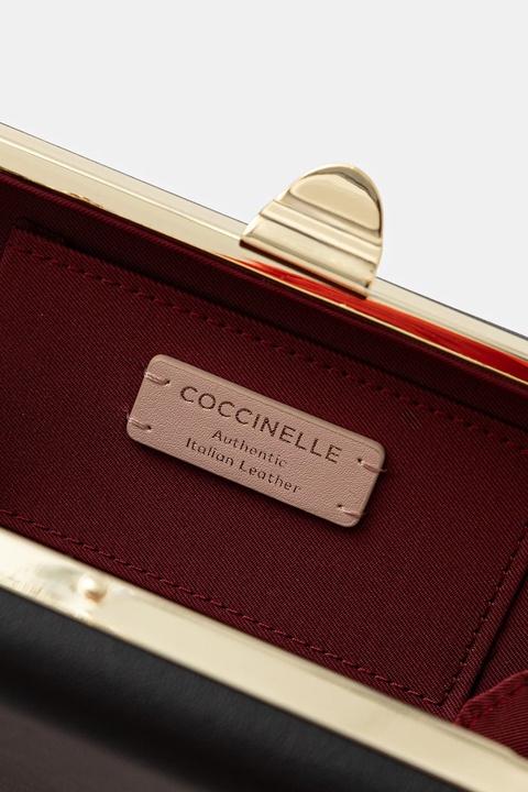 Coccinelle kopertówka skórzana LIV kolor czarny E1.TR5.19.01.01 - zdjęcie produktu nr 2