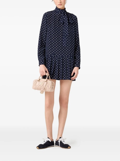 Miu Miu Arcadie matelassé leather tote bag - Pink - zdjęcie produktu nr 1