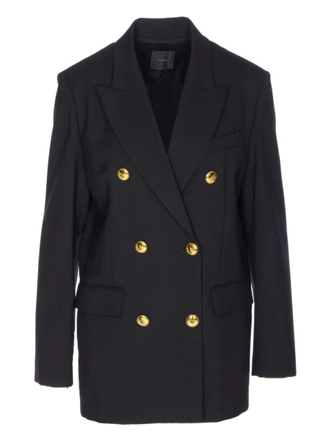 PINKO double-breasted pizza coat - Black - zdjęcie produktu nr 1