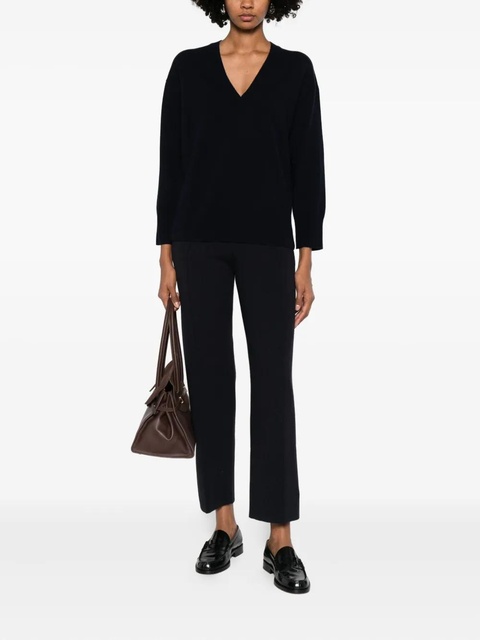 Max Mara high-waisted straight-leg trousers - Black - zdjęcie produktu nr 1