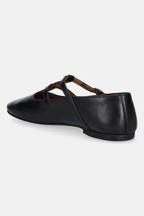 Tommy Hilfiger baleriny skórzane SMOOTH LEATHER T-BAR BALLERINA kolor czarny FW0FW09153 - zdjęcie produktu nr 2