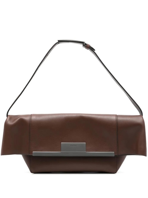 Max Mara small Clasp clutch bag - Brown - zdjęcie produktu nr 1