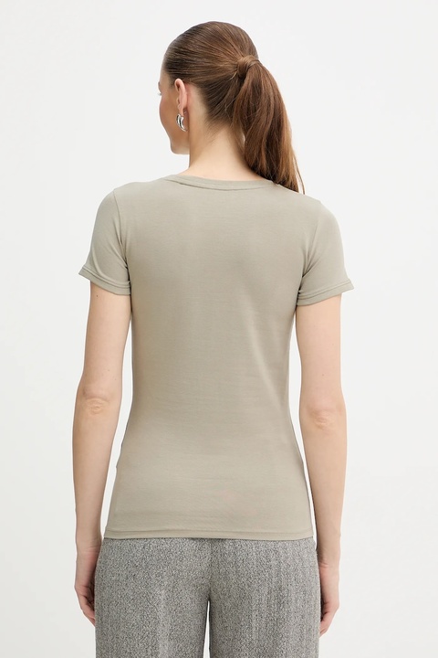 Guess t-shirt damski kolor zielony W2YI45 J1314 - zdjęcie produktu nr 2