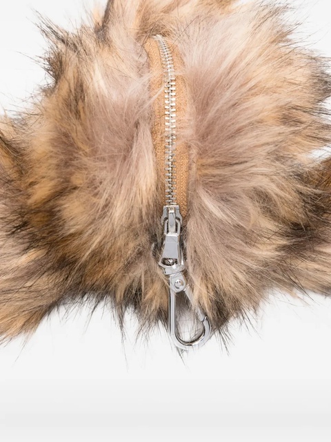 Simone Rocha faux fur coin purse - Brown - zdjęcie produktu nr 2