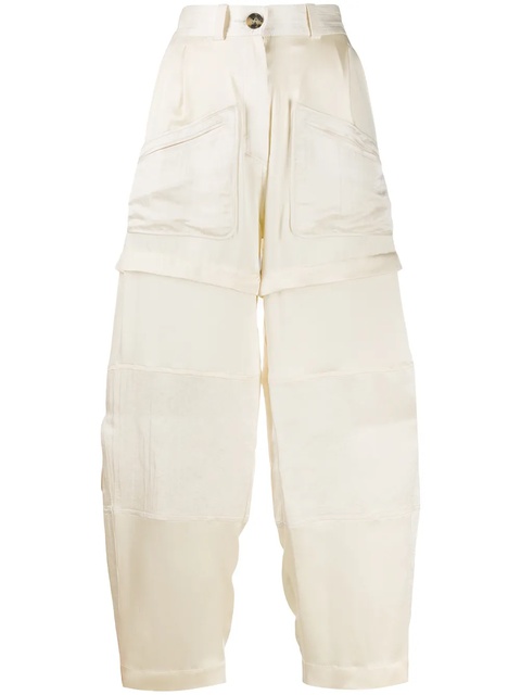 Lanvin wide-leg trousers - Neutrals - zdjęcie produktu nr 1