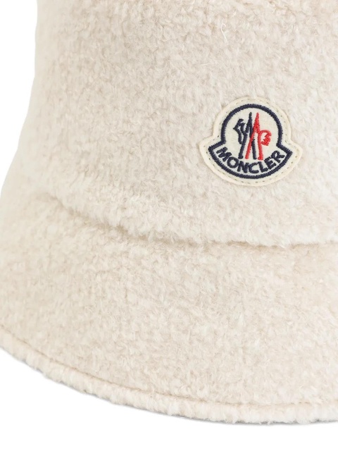 Moncler teddy bucket hat - Neutrals - zdjęcie produktu nr 1