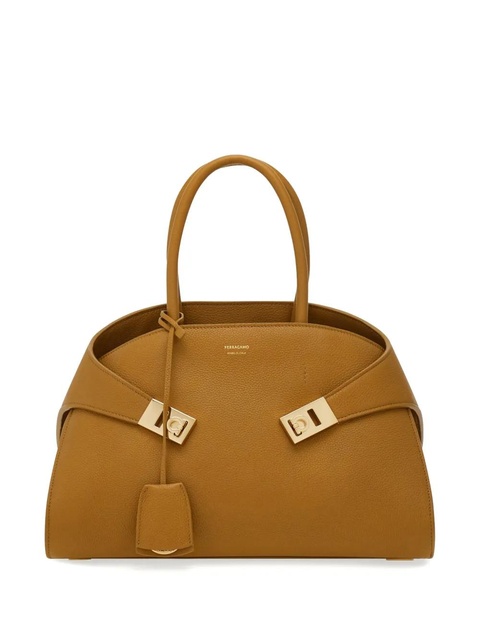 Ferragamo small Hug tote bag - Brown - zdjęcie produktu nr 1