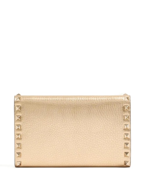 Valentino Garavani studded leather crossbody bag - Gold - zdjęcie produktu nr 2