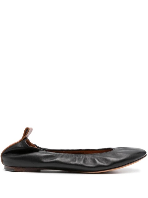 Lanvin leather ballerina shoes - Black - zdjęcie produktu nr 1