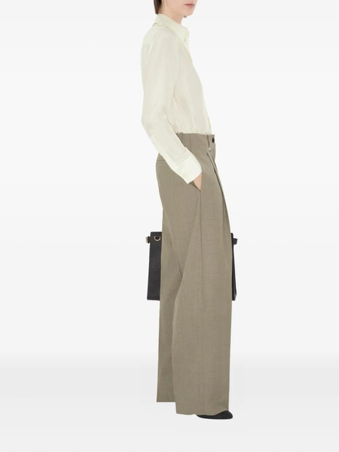 Burberry wool tailored trousers - Green - zdjęcie produktu nr 2