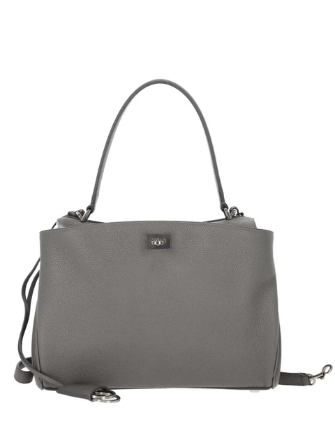 Balenciaga small side-snap leather tote bag - Grey - zdjęcie produktu nr 1
