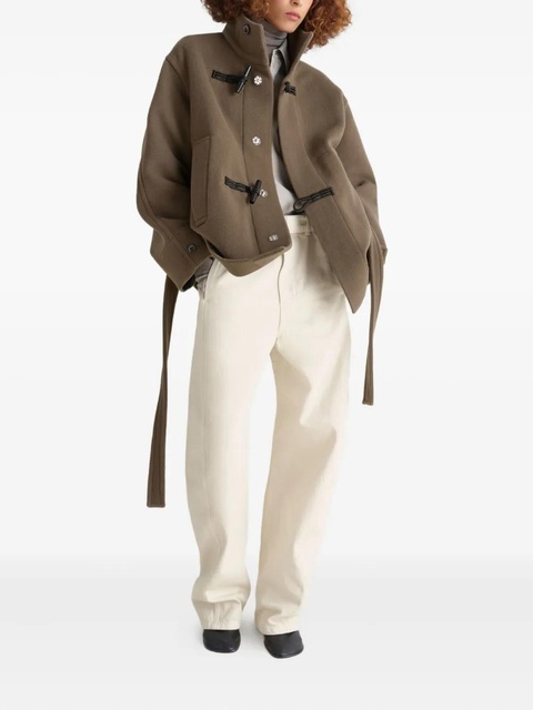 LEMAIRE toggle-fastening belted duffle coat - Brown - zdjęcie produktu nr 2