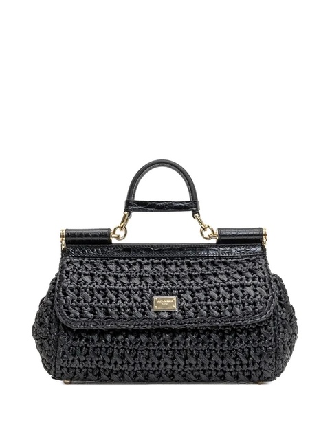 Dolce & Gabbana logo-plaque tote bag - Black - zdjęcie produktu nr 1