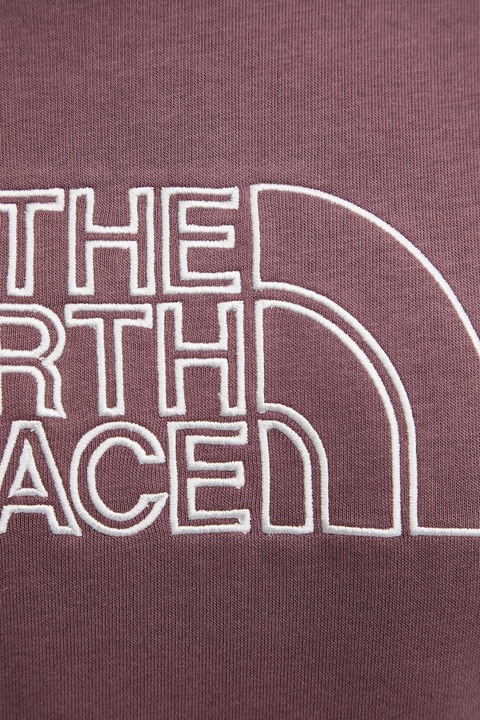 The North Face bluza Drew Peak Light damska kolor fioletowy z kapturem wzorzysta NF0A8C1DFAI1 - zdjęcie produktu nr 2