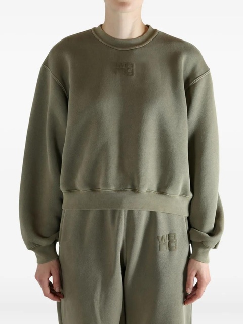 Alexander Wang embossed sweatshirt - Green - zdjęcie produktu nr 1