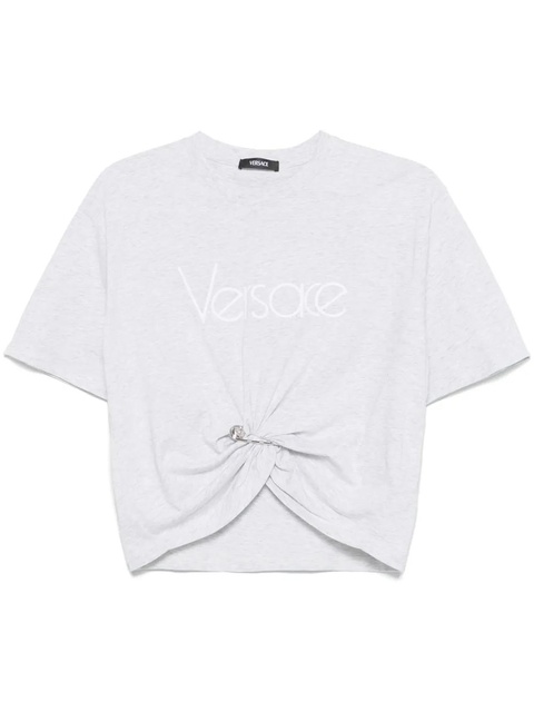 Versace Safety Pin 1978 Re-Edition T-shirt - Grey - zdjęcie produktu nr 1