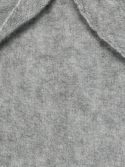 SOLOTRE ring-embellished scarf - Grey - zdjęcie produktu nr 2