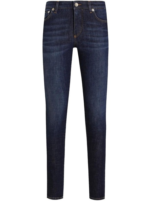 Dolce & Gabbana logo-plaque jeans - Blue - zdjęcie produktu nr 1