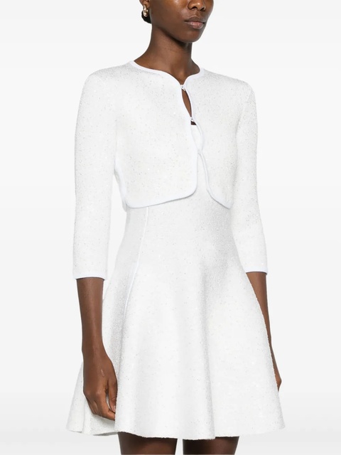 Maje rhinestone-embellished cropped cardigan - White - zdjęcie produktu nr 2
